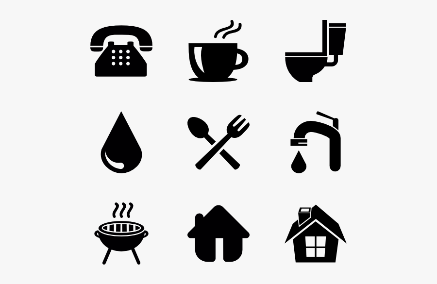 Sweet Home - Barcode Icon Material Design, Transparent Clipart