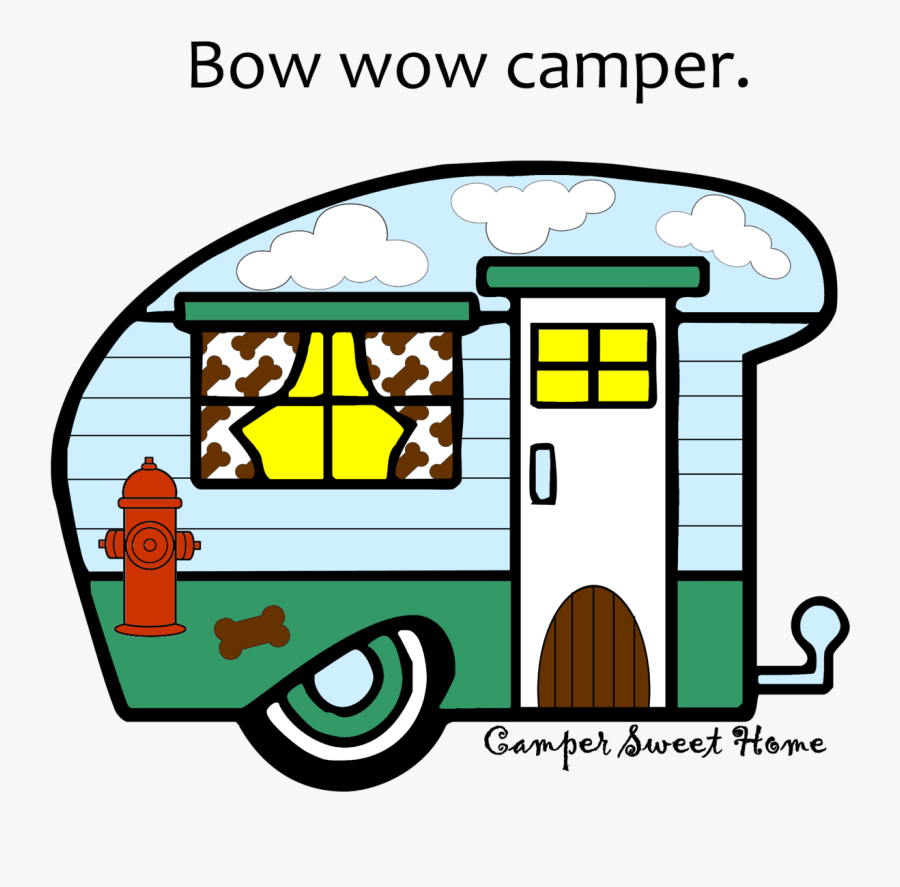 Home Sweet Camper Clipart Png, Transparent Clipart