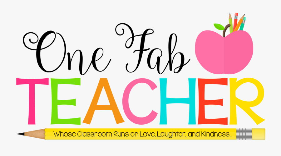One Fab Teacher - Desktop Wallpaper For Teachers, Transparent Clipart