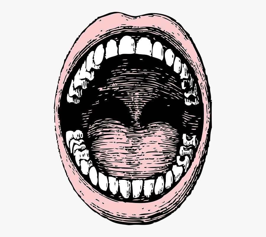Mouth Human Teeth - Open Mouth Png, Transparent Clipart