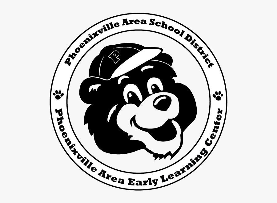 Bear Logo - Phoenixville Area Early Learning Center, Transparent Clipart