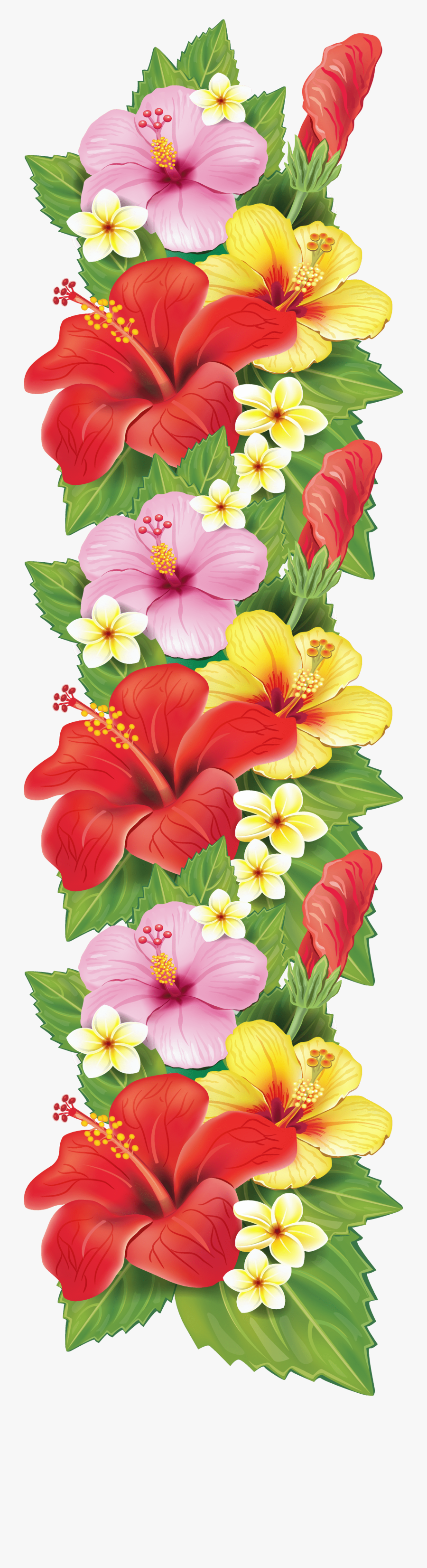Flower Clipart Border Design, Transparent Clipart