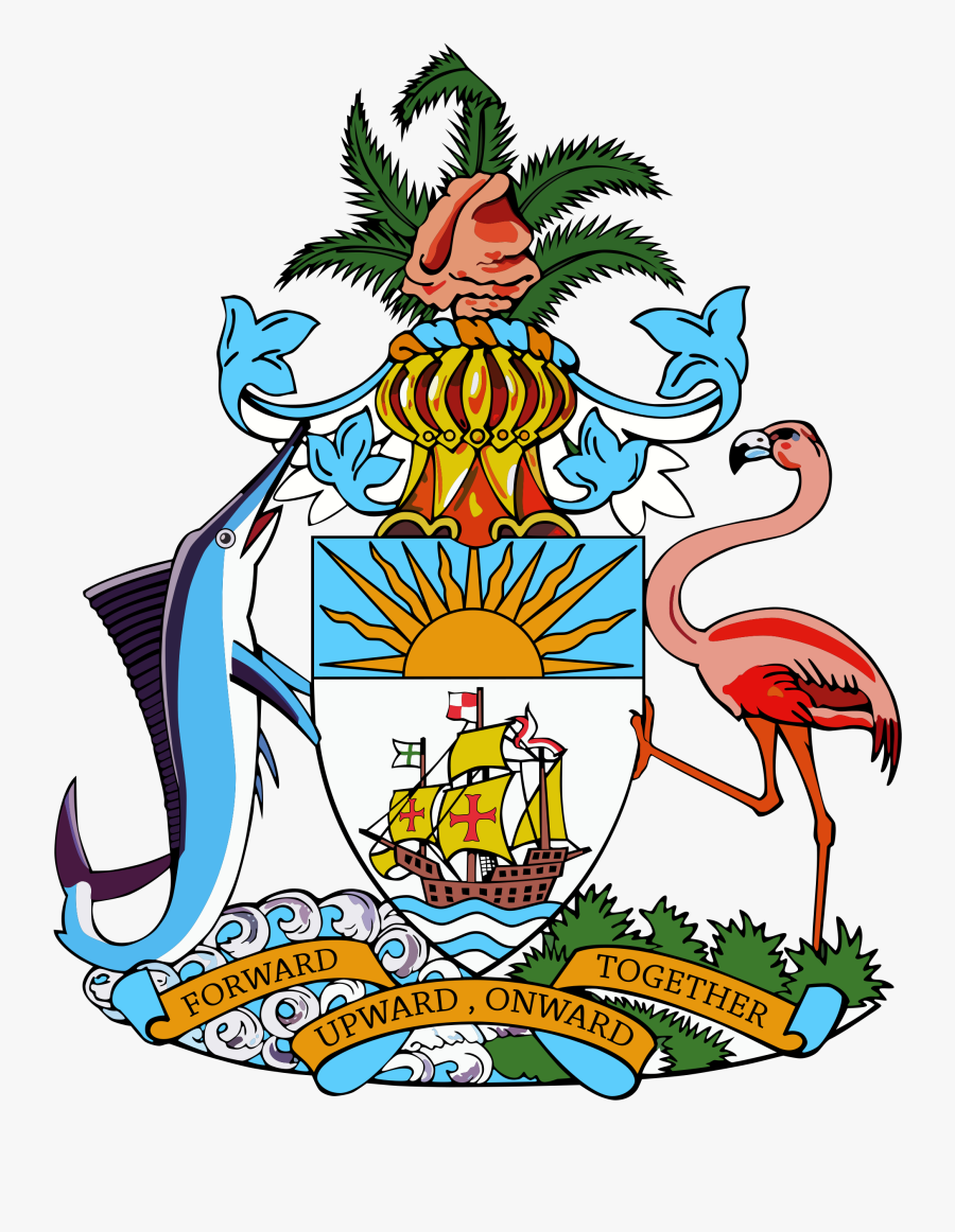 Bahamas Coat Of Arms, Transparent Clipart