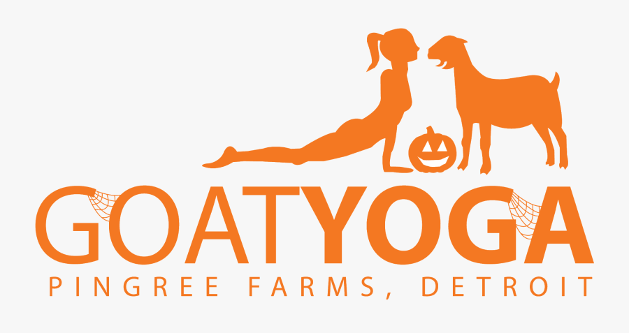 Trick Or Treat Goat Yoga Class On October 28, - Silhouette, Transparent Clipart