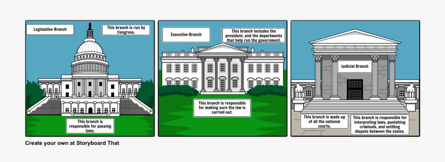 Picture - Cartoon Judicial Branch Building, Transparent Clipart