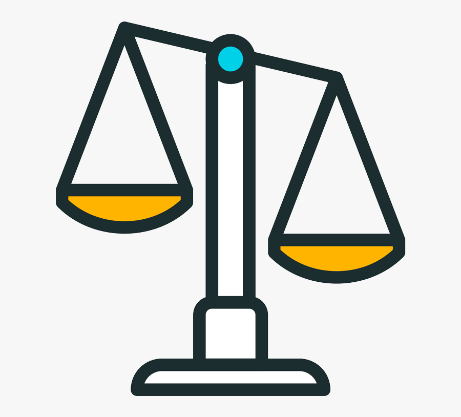 Scales Line Icon, Transparent Clipart
