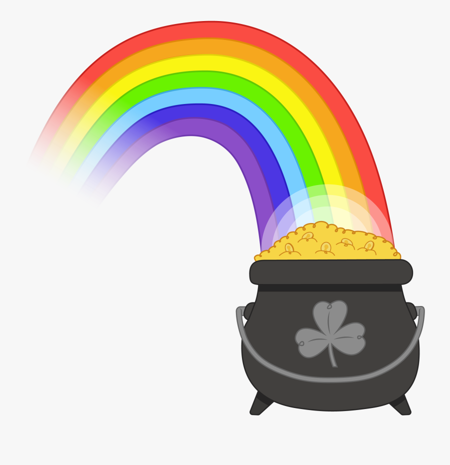 Pot Of Gold - Illustration, Transparent Clipart