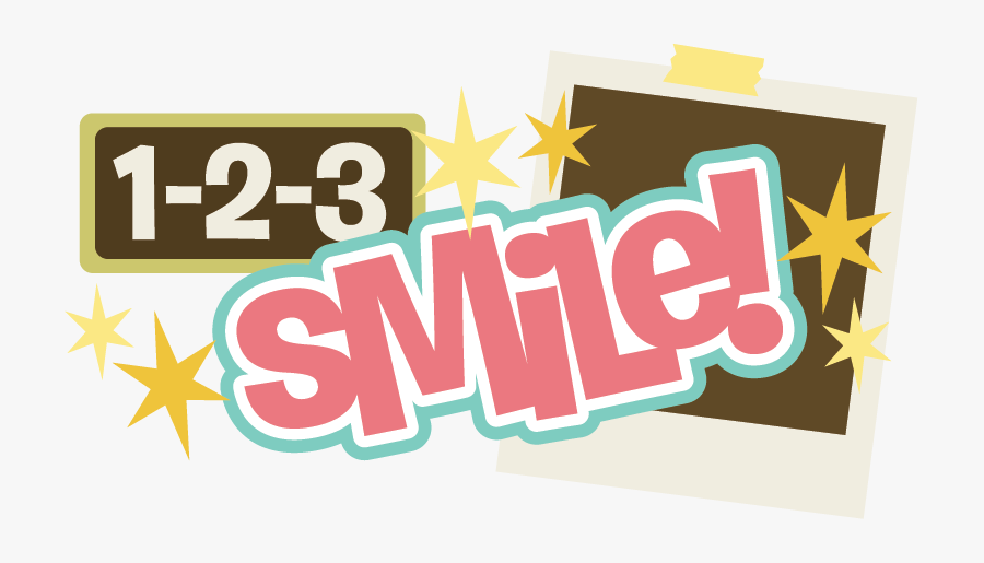 Smile Svg Title - 1 2 3 Smile Clipart, Transparent Clipart