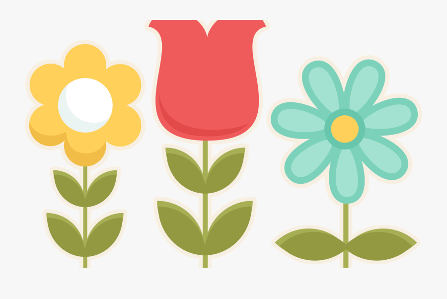 Transparent Spring Clipart Png - Cute Spring Flowers Clipart, Transparent Clipart