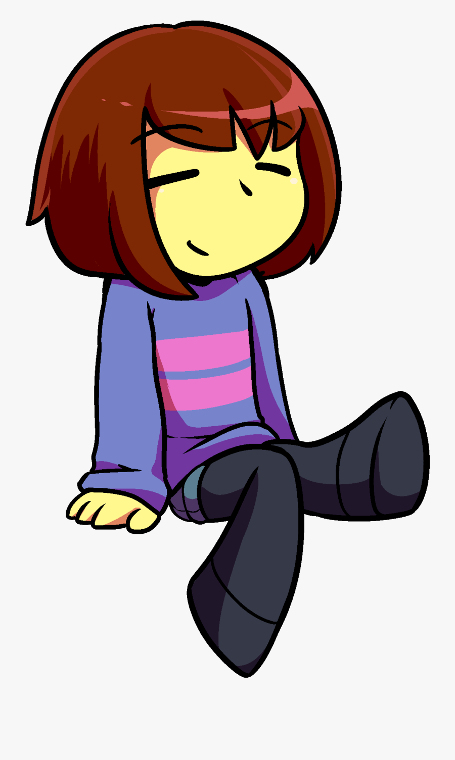 Raw Gif Dancing Frisk - Frisk Undertale Transparent, Transparent Clipart