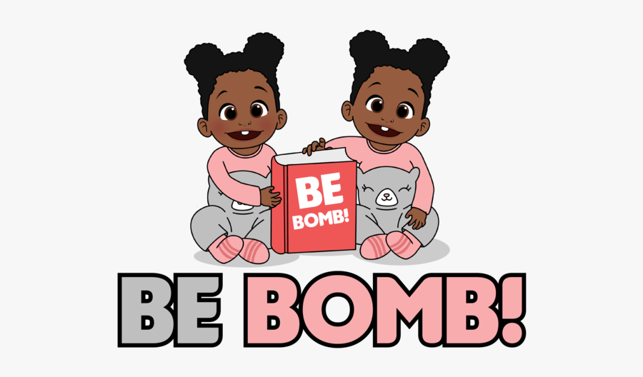 Be Bomb Book Club - Cartoon, Transparent Clipart