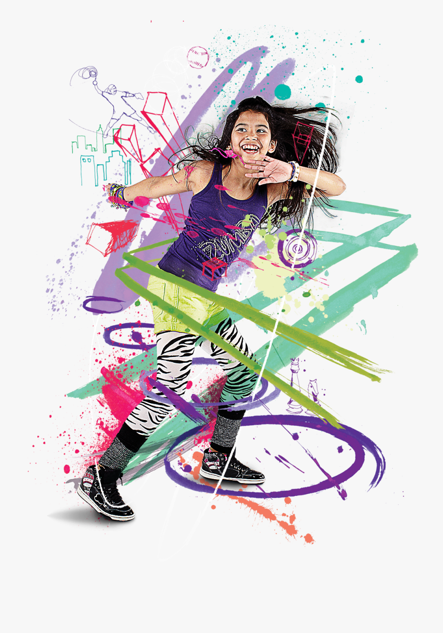 Transparent Zumba Dancer Clipart - Zumba Kids Png, Transparent Clipart