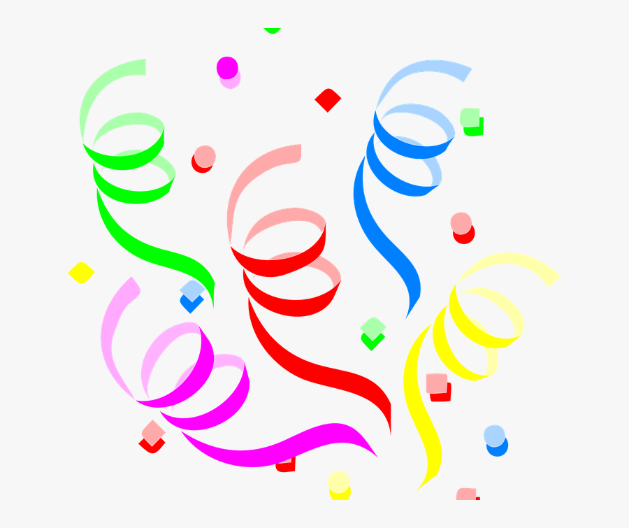 Confetti Clipart, Transparent Clipart