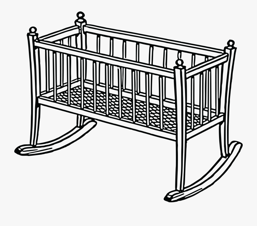 Crib Clipart Transparent - Cradle Png, Transparent Clipart