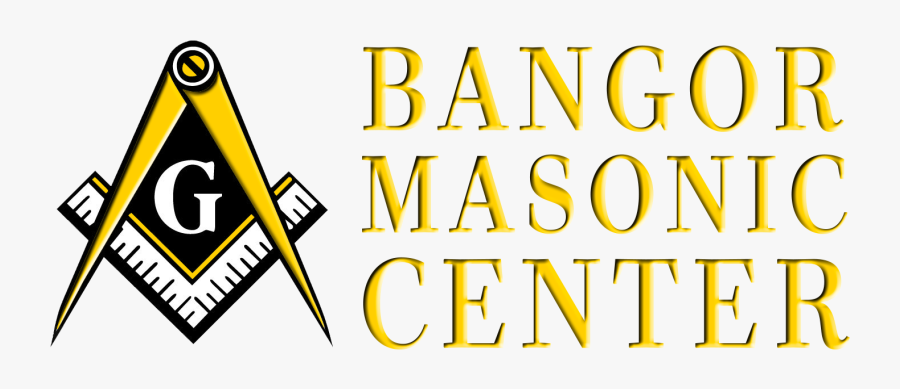 Bangor Masonic Center - Esquadro E Compasso Maçonaria, Transparent Clipart