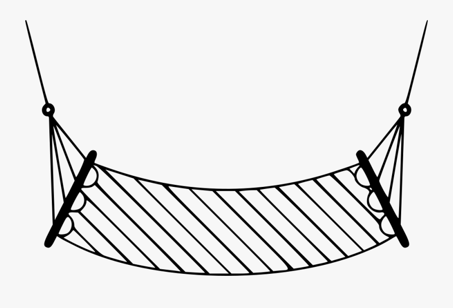 Png File Svg Outline Image Of Hammock - Outline Images Of Hammock, Transparent Clipart
