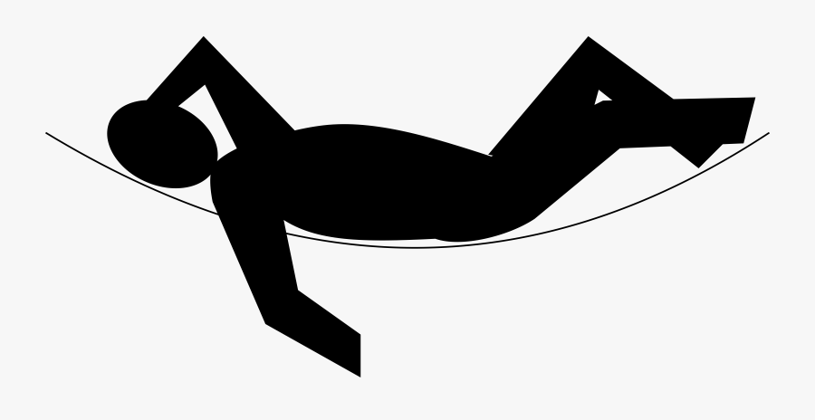 Hammock Clip Art - Relaxing Transparent Background, Transparent Clipart