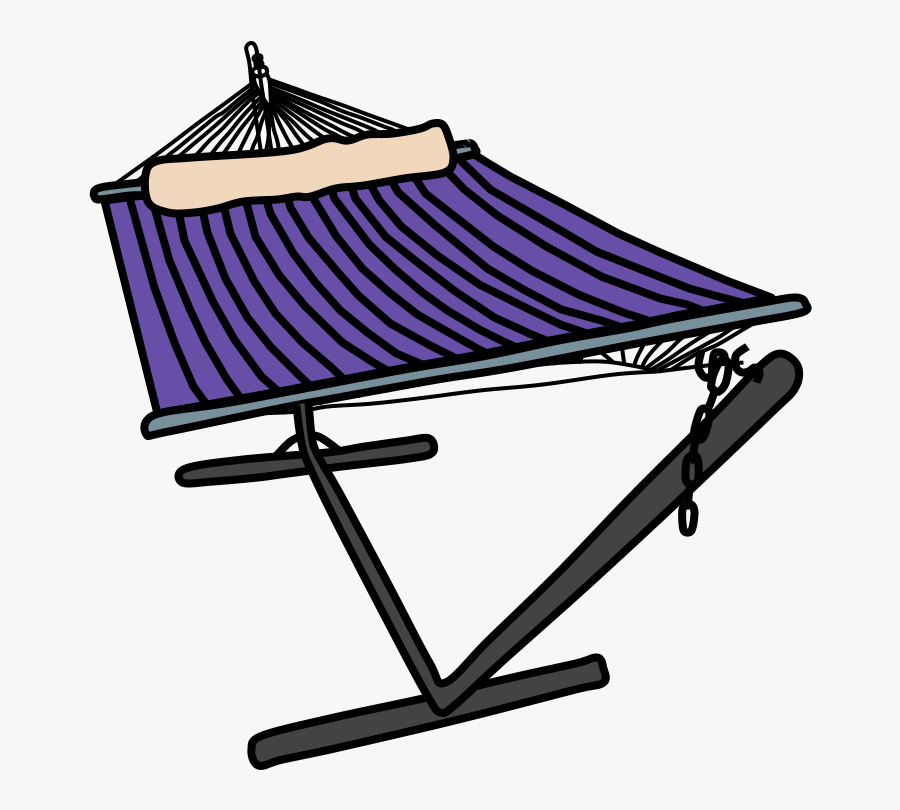Hammock, Stand, Purple - Bed, Transparent Clipart