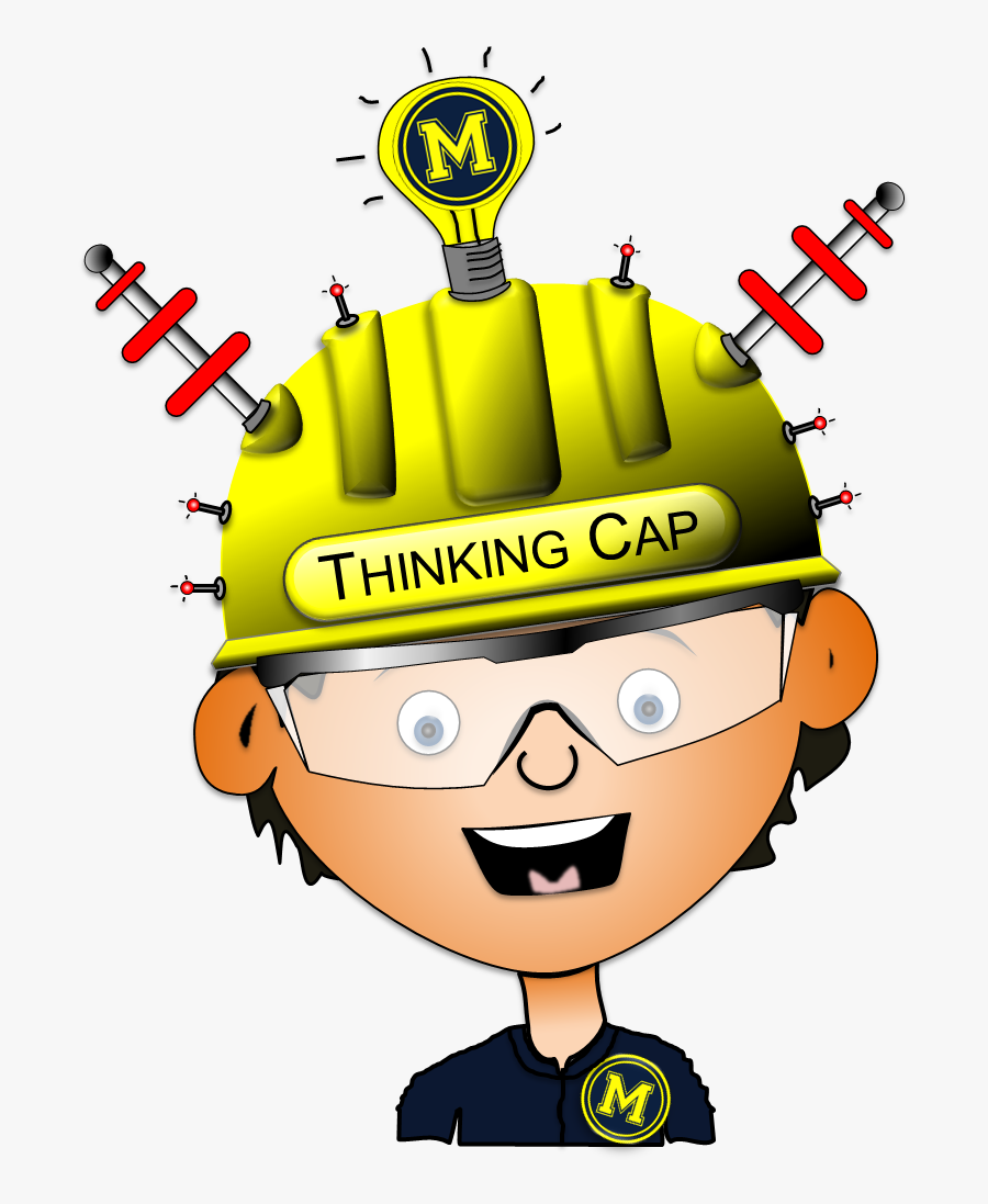 Clip Art Thinking Cap Png Transparent Png , Png Download - Cartoon Thinking Cap Clipart, Transparent Clipart