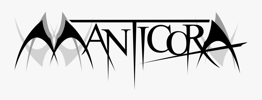 Manticora Metal Band Logo, Transparent Clipart