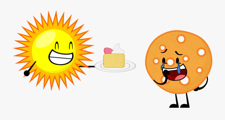 Sunny Giving Cracker A Sponge Cake - Punch Clipart, Transparent Clipart