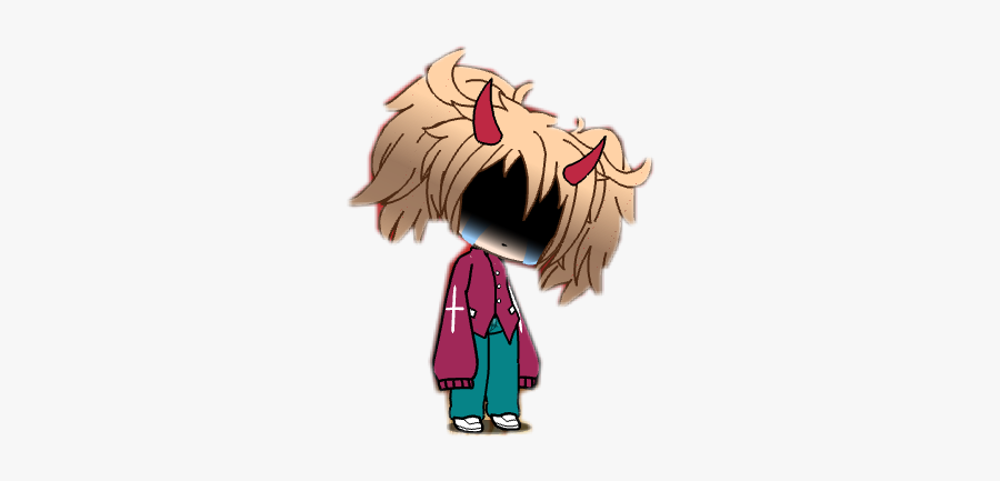 Gacha Girl Sad - Cartoon, Transparent Clipart