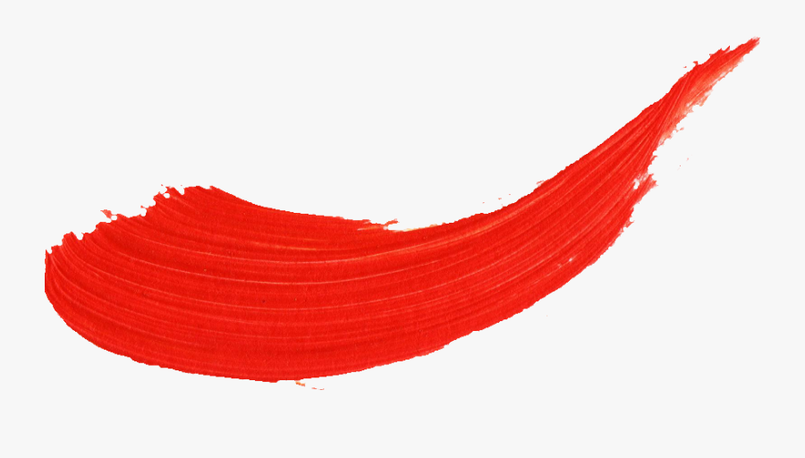 Red,orange,hammock - Paint Brush Stroke Png Free, Transparent Clipart