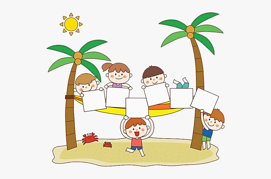 Free Stock Clip Art A Child - 여름 방학 방학 일러스트, Transparent Clipart
