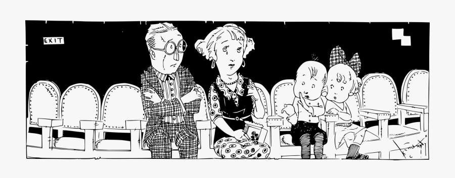 Art,comics,blackandwhite - Kakek Dan Nenek Hitam Putih, Transparent Clipart
