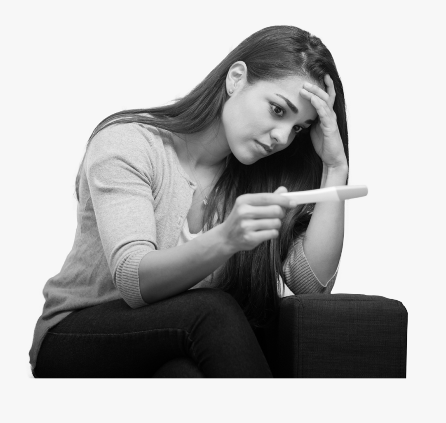 Sad Pregnant Woman Png, Transparent Clipart