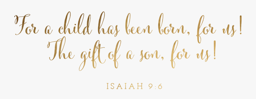 Transparent Christmas Bible Verse Clipart - Fashion Foie Gras, Transparent Clipart