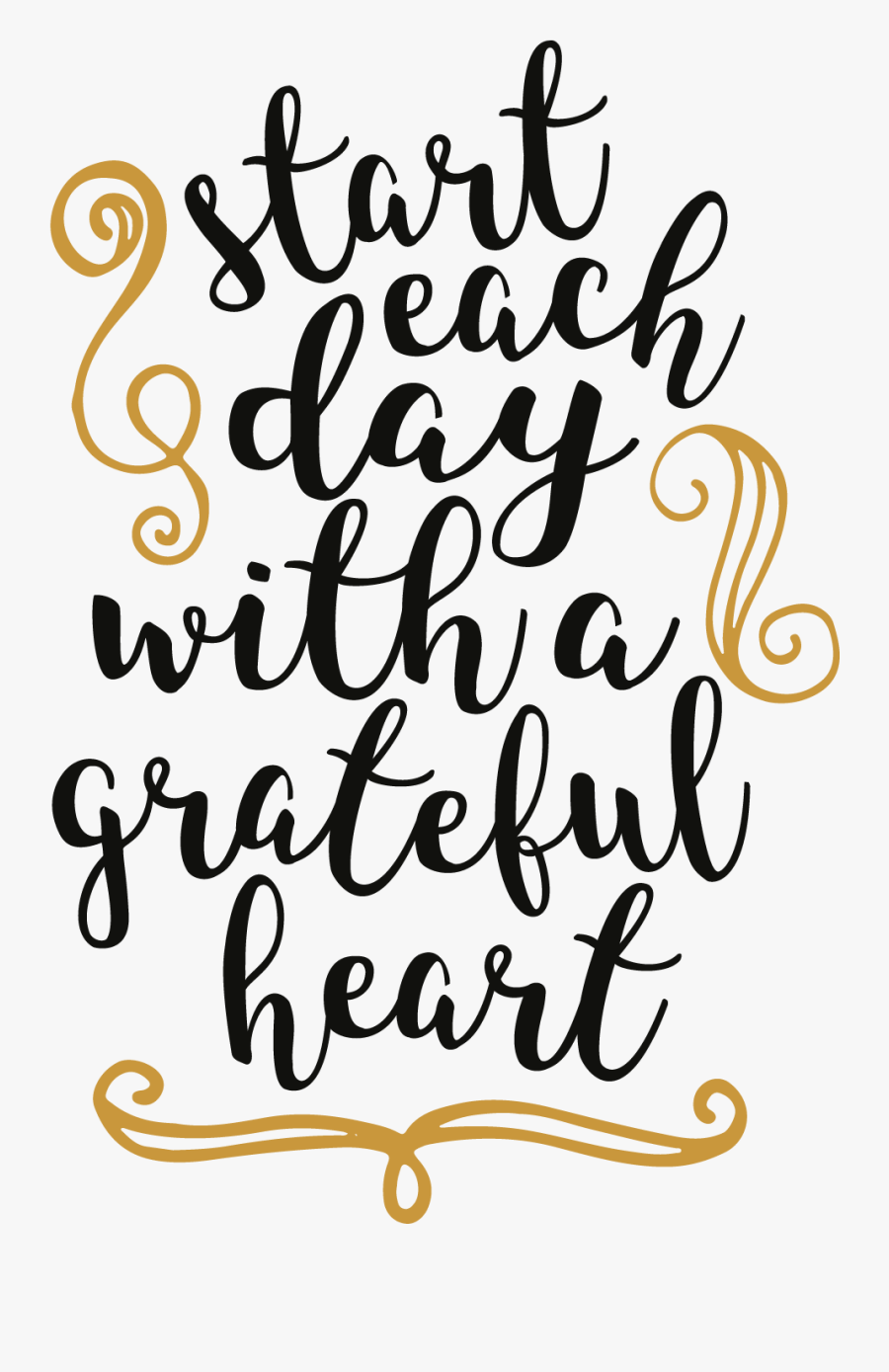 Transparent Be Strong And Courageous Clipart - Calligraphy, Transparent Clipart