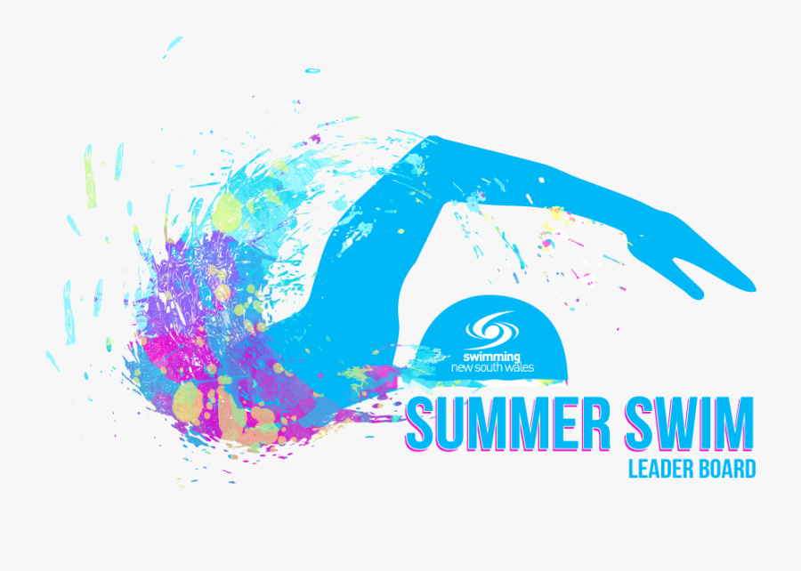 Swimming Nsw Summer Leaderboard - Open Water Swimming Logo, Transparent Clipart