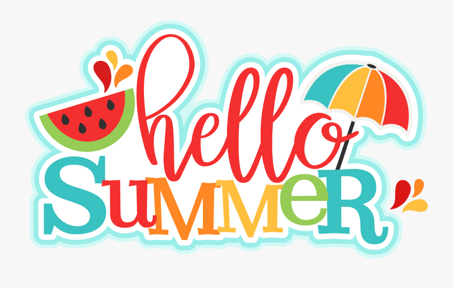 Silhouette Design, Summertime, Die Cutting, Hello Summer, - Watermelon, Transparent Clipart
