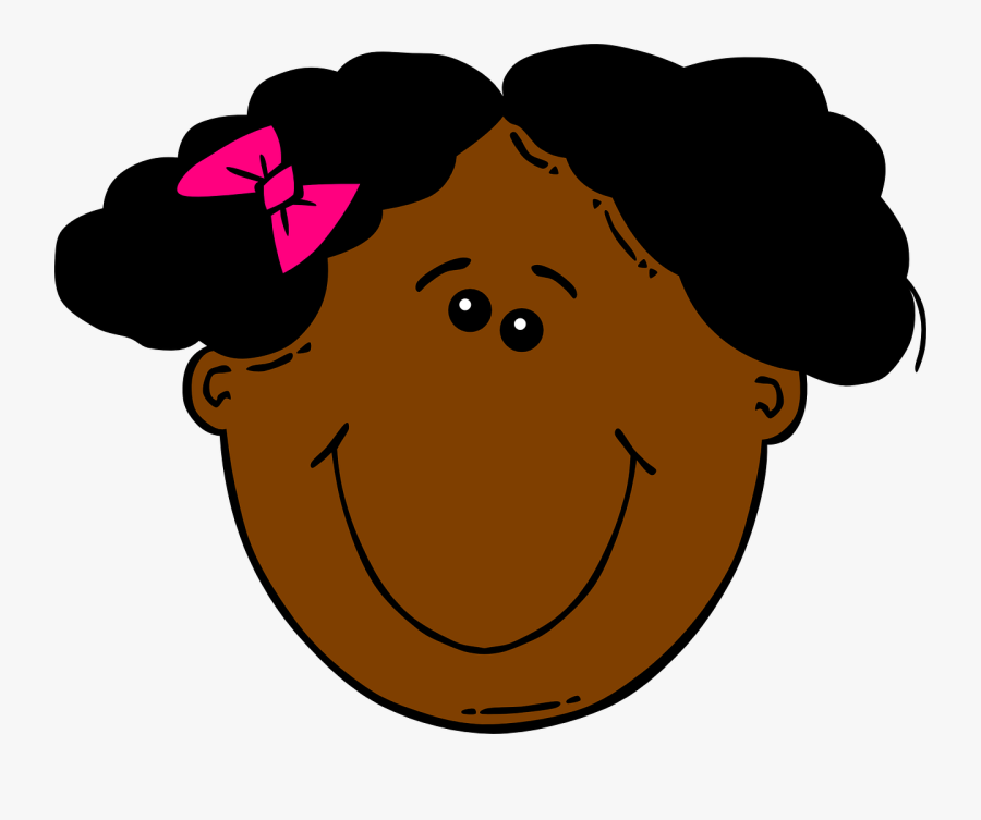 Free Vector Graphic - African American Girl Clipart, Transparent Clipart