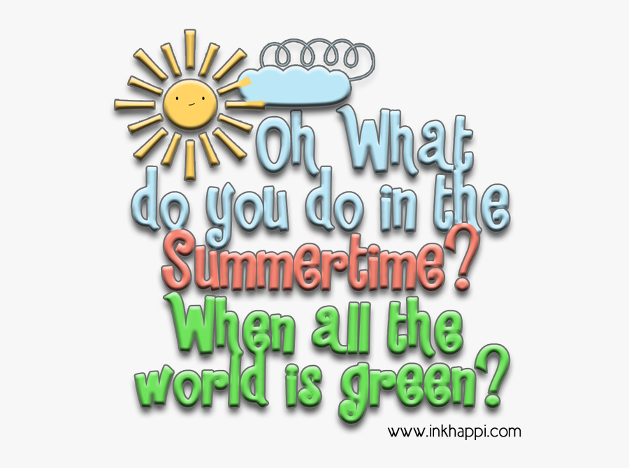 Summer Activities And Free Printable Calendars - Poster, Transparent Clipart