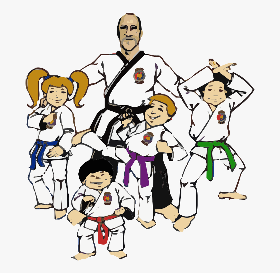 Karate Clipart Group - Ata Karate For Kids, Transparent Clipart