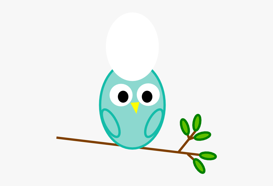 Pink And Green Owl, Transparent Clipart