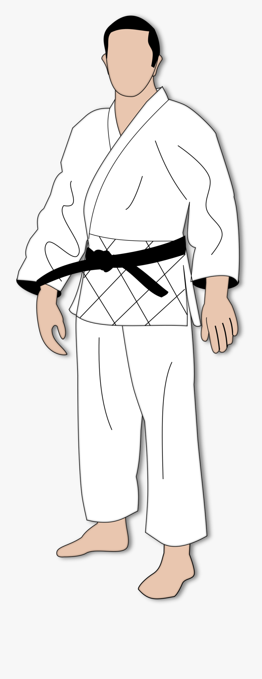 Gi Kimono Big Image - Gi Vector, Transparent Clipart