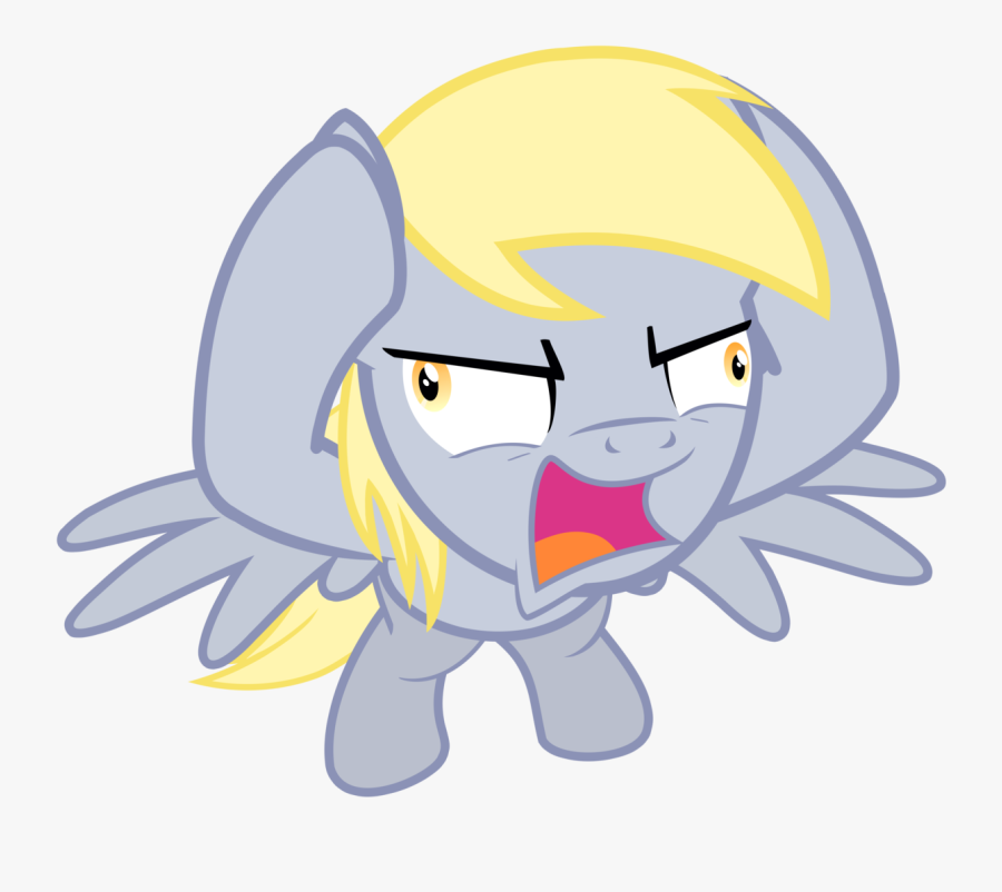 Absurd Res Angry Artist Greenmachine Derpy Clipart - Derpy Hooves, Transparent Clipart