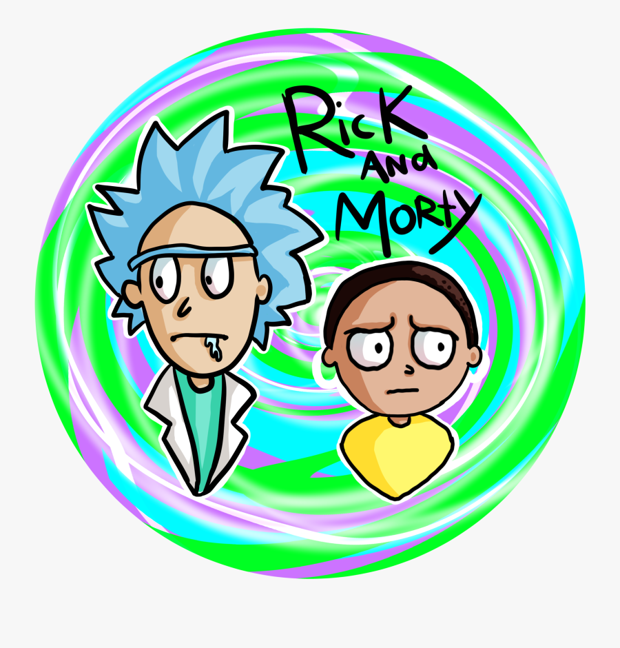 Rick And Morty Circle, Transparent Clipart