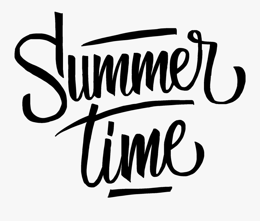 #summertime #summer #summer2018 
#quotesandsayings - Calligraphy, Transparent Clipart