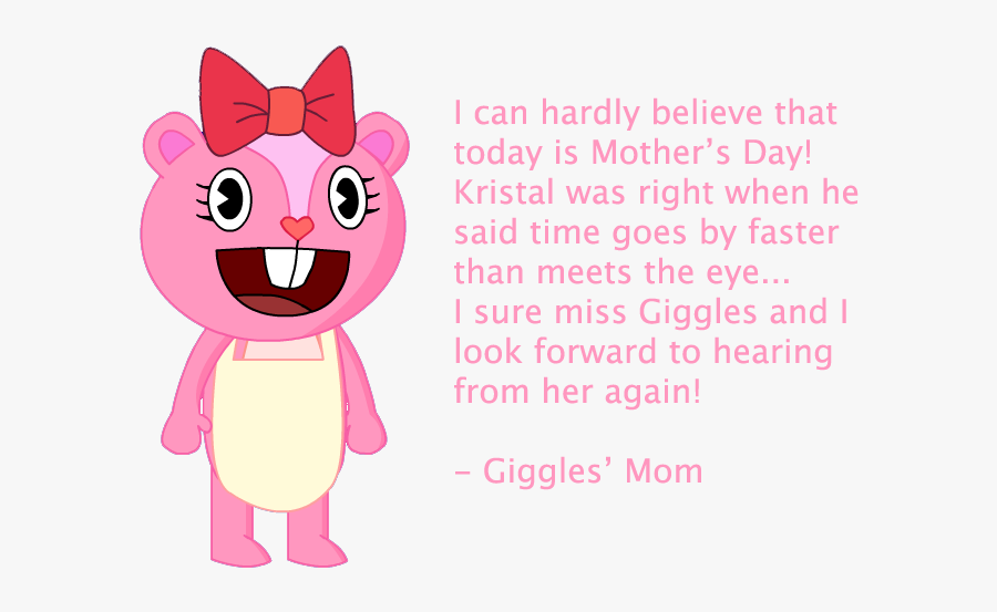 Friends Clipart Happy Mothers Day - Happy Tree Friends Giggles Mom, Transparent Clipart