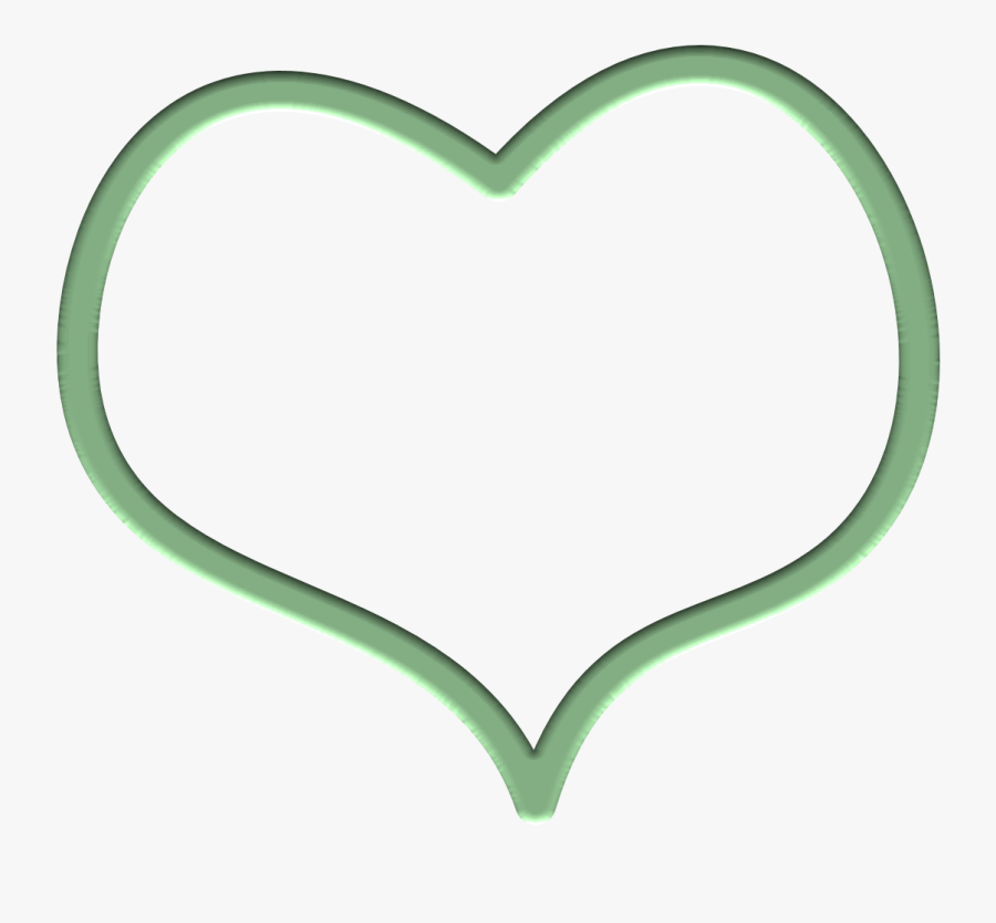 Mint Green Heart Transparent - Green Heart Clip Art, Transparent Clipart