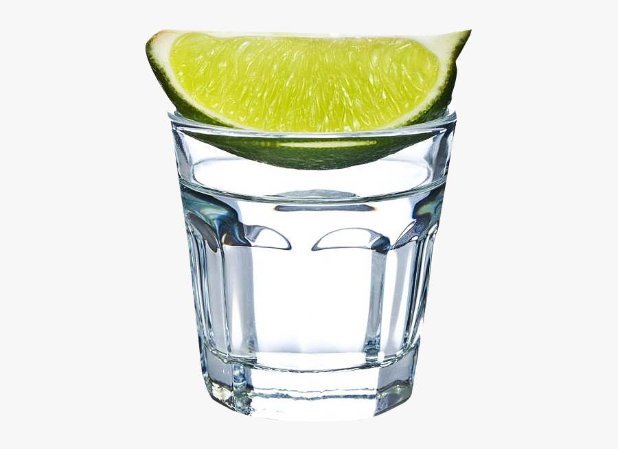 Shot Glass With Lime, Transparent Clipart