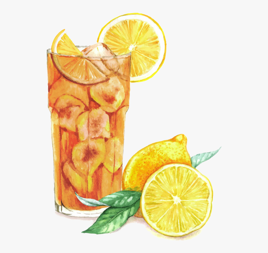 Cocktail Watercolor Painting, Transparent Clipart