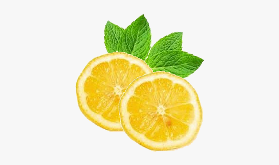 Lemons, Mint, Lemon, Citrus, Garnish, Slice, Slices - Mint And Lemon Png, Transparent Clipart