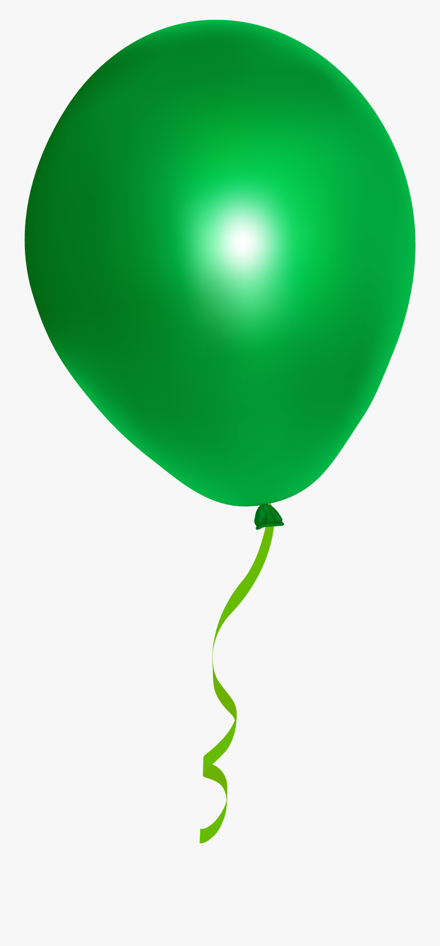 4 Green Balloon Hd Png, Transparent Clipart