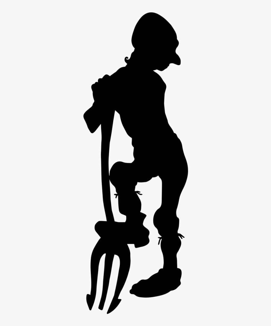 Silhouette Clipart , Png Download - Gardening Silhouette Free, Transparent Clipart