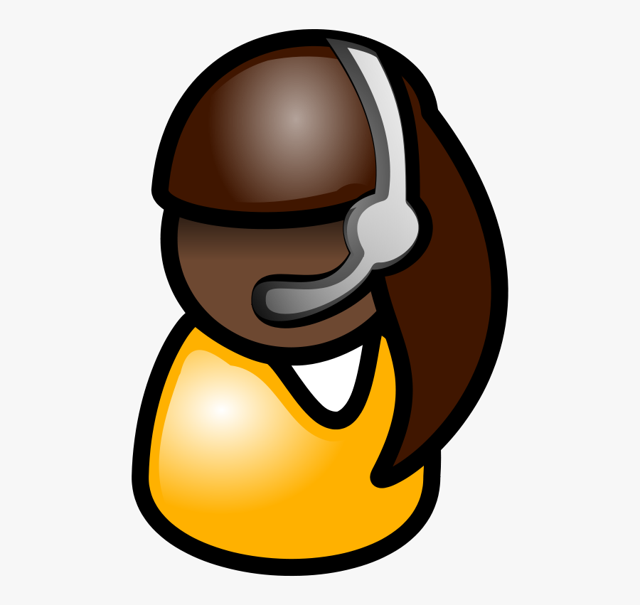 People Juliane Krug 01a - Telephone Operator Clip Art, Transparent Clipart